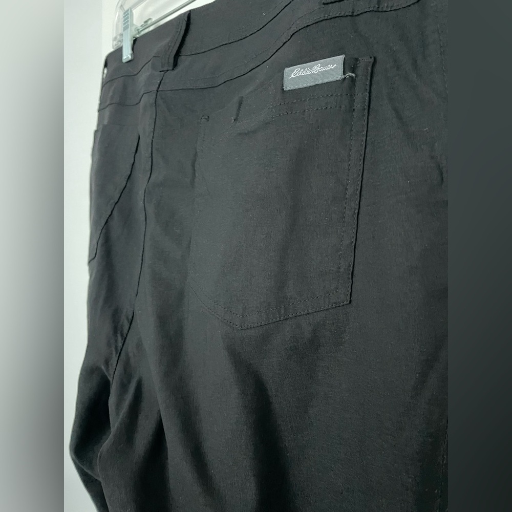 Eddie Bauer Men's Fleece Lined Water Resistant Black Pants 32 x 32 - Picture 14 of 16